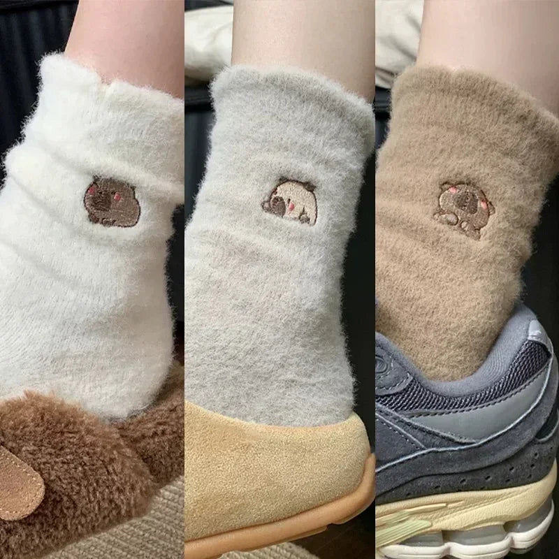 Calcetines Peluditos Osito