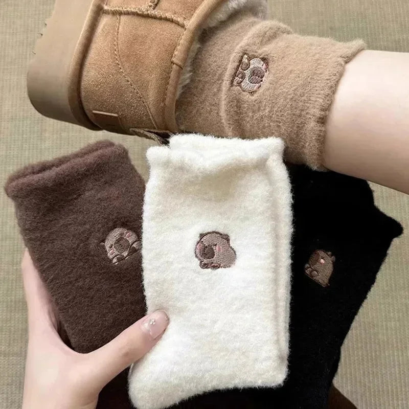 Calcetines Peluditos Osito