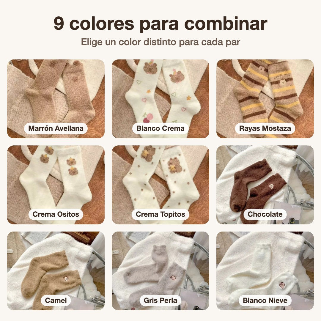 Los 9 colores disponibles